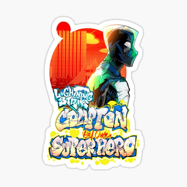 Lightning Strike Compton SuperHERO Sticker