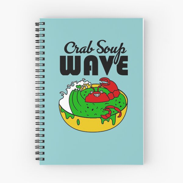 Item preview, Funny Callaloo Wave with Crab in Soup - Crabbing   designed and sold by mermaids001.