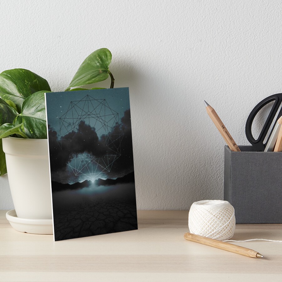 Beyond the Fog Lies Clarity Art Board Print