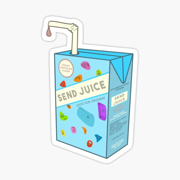 Send Juice - Chalky Chocolate Sticker