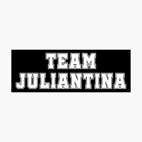 Item preview, Team Juliantina (White) designed and sold by AlexVR.
