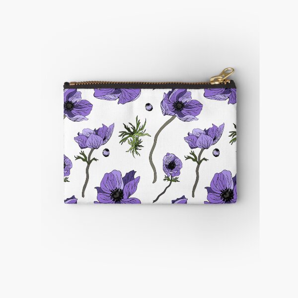 Item preview, Pattern with blue (violet) Anemones flowers designed and sold by SASHA-MATBON.