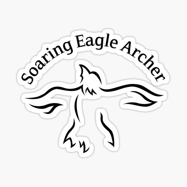 "Soaring Eagle Logo" Sticker by helenkemper Redbubble