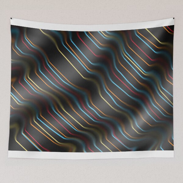 Item preview, Dark Wavy Textile Pattern designed and sold by ReplyGirl.