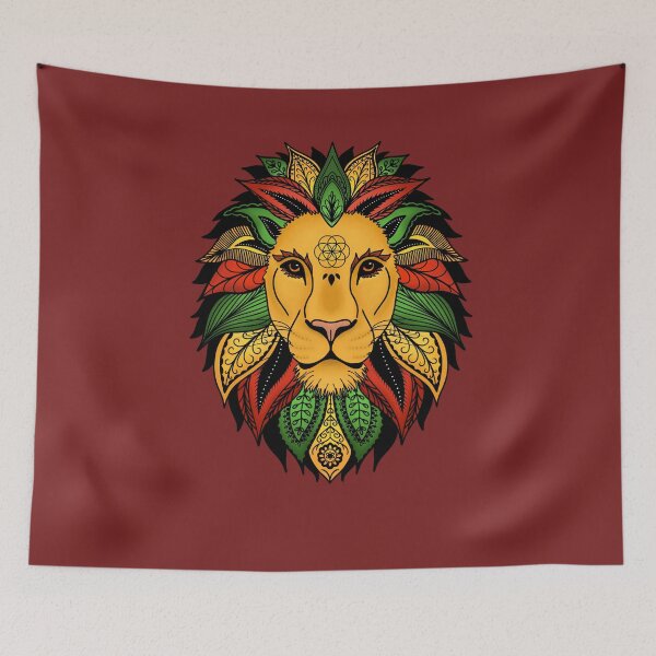 Item preview, Third Eye Rasta Lion designed and sold by Luise Kocsis.