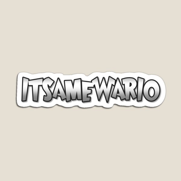 Item preview, Silver ItsameWario Logo designed and sold by ItsameWario.