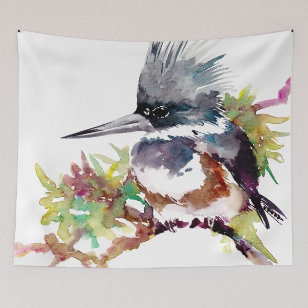 Item preview, Belted Kingfisher designed and sold by surenart.