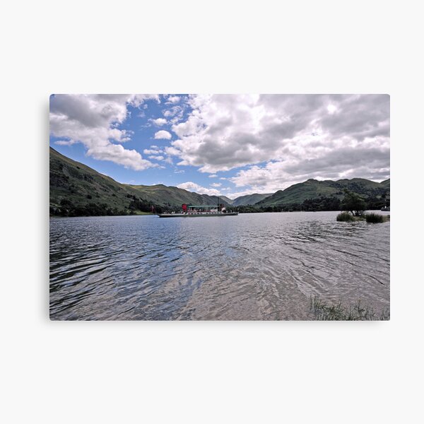 Lake Ullswater and Paddle Steamer 0001 Canvas Print