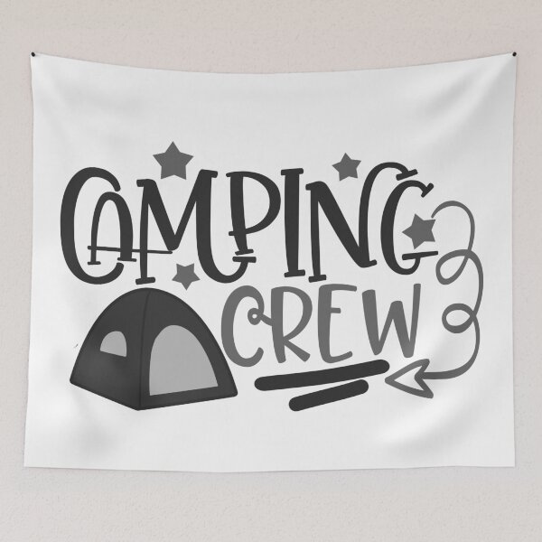 Item preview, The Camping Crew designed and sold by Color Me F*@k!ng Happy.