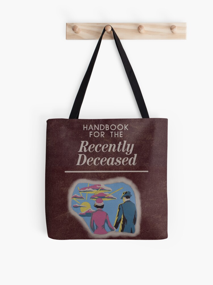Thumbnail 1 of 2, Tote Bag, Beetlejuice Handbook For The Recently Deceased designed and sold by AtticSalt.