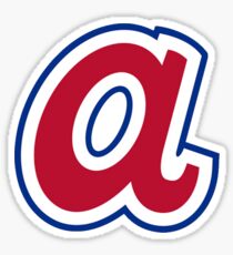 Vintage Baseball - 1970’s Atlanta Braves Small a Defunct Logo Sticker