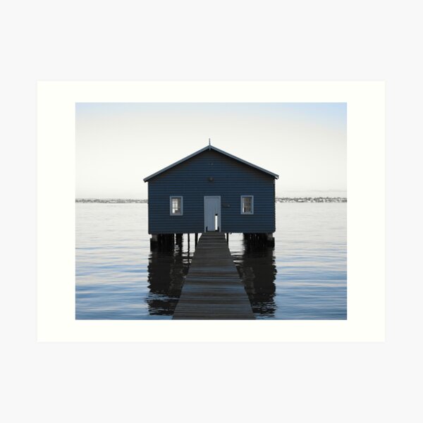 Crawley Boatshed Art Print