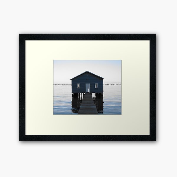 Crawley Boatshed Framed Art Print
