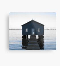 Crawley Boatshed Metal Print