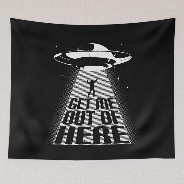 Item preview, UFO - Get Me Out Of Here designed and sold by Albert Diggs.