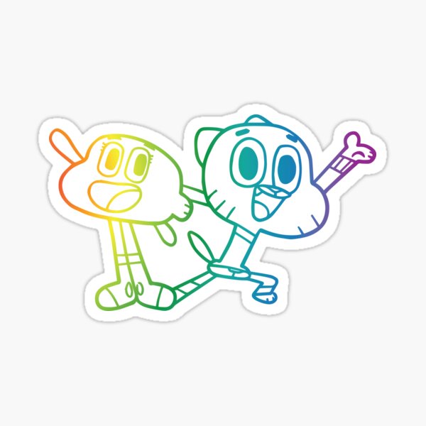 arc-en-ciel AMAZING WORLD OF GUMBALL Sticker