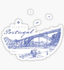 Dom Luis - Porto, Portugal City View Sticker