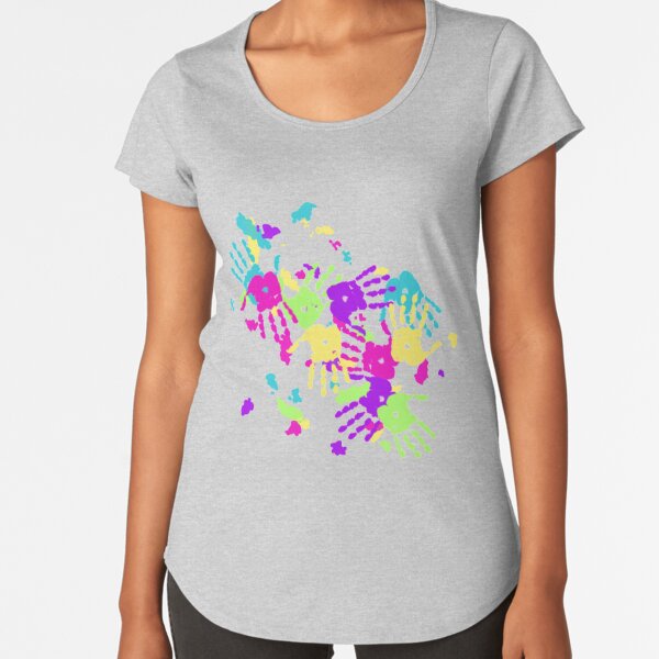 Finger Paint Kids Handprint Essential T-Shirt by mooon85