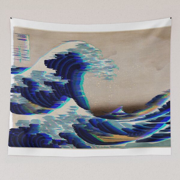 Item preview, Mighty Japanese Wave Vaporwave Glitch Version designed and sold by Dator.