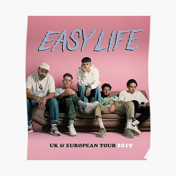 Slasaha Easy Life habits UK & European Tour 2019 Poster