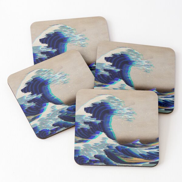 Item preview, Mighty Japanese Wave Vaporwave Glitch Version designed and sold by Dator.
