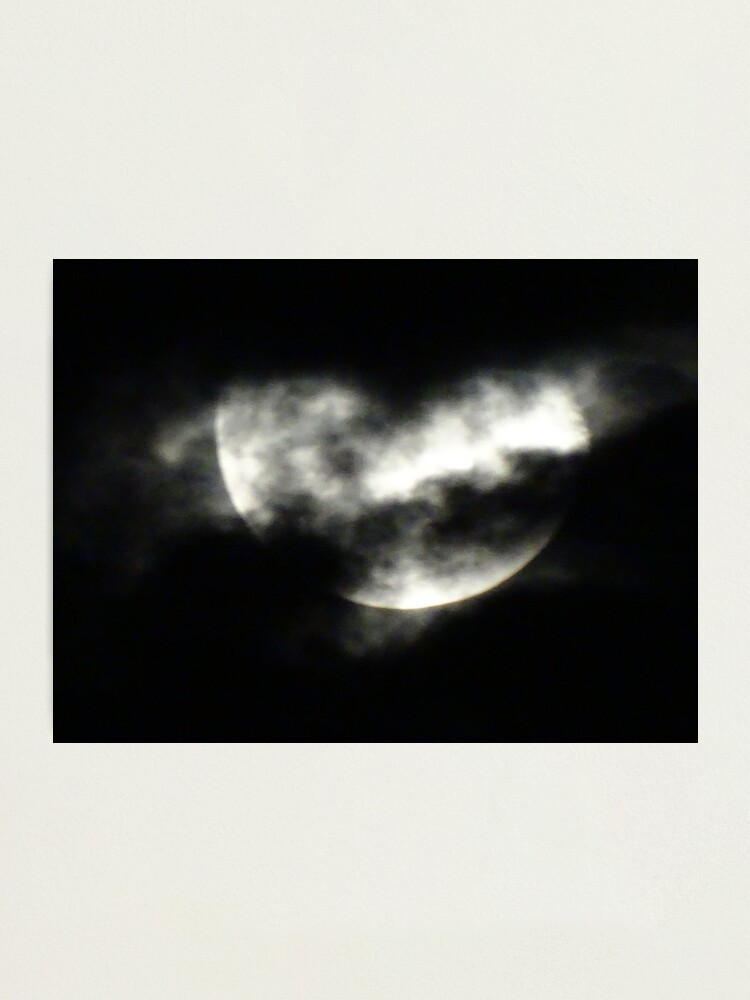 Alternate view of Moon, The moon, Full moon Photographic Print