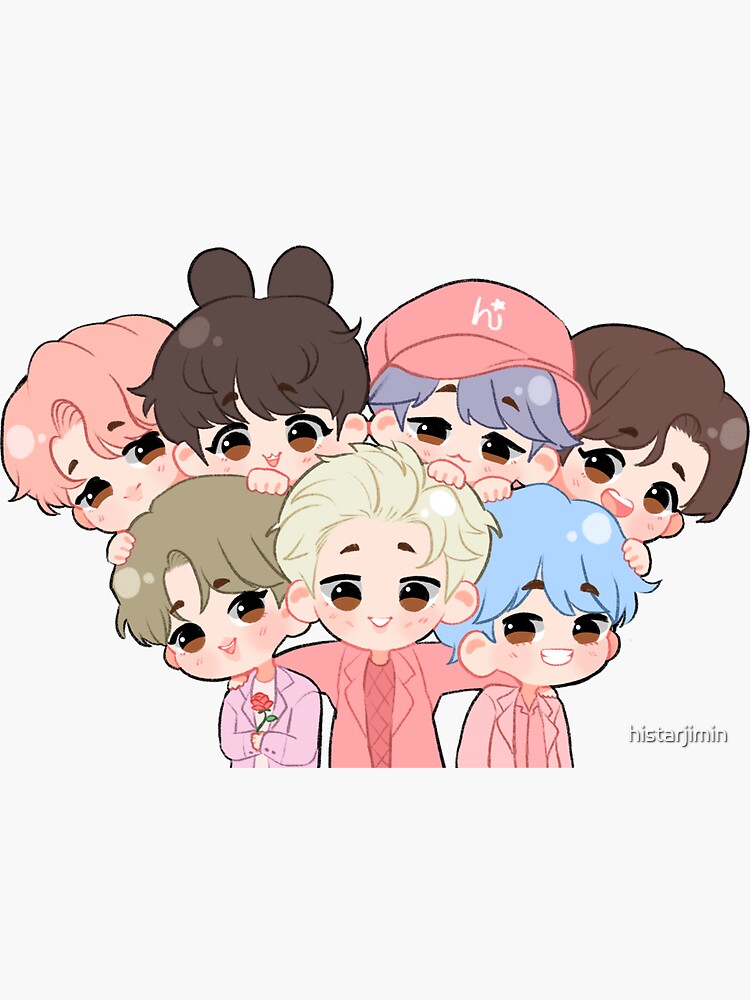 Bts Cute Stickers Redbubble - bts suga run era roblox