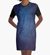 I Have Loved the Stars too Fondly Graphic T-Shirt Dress