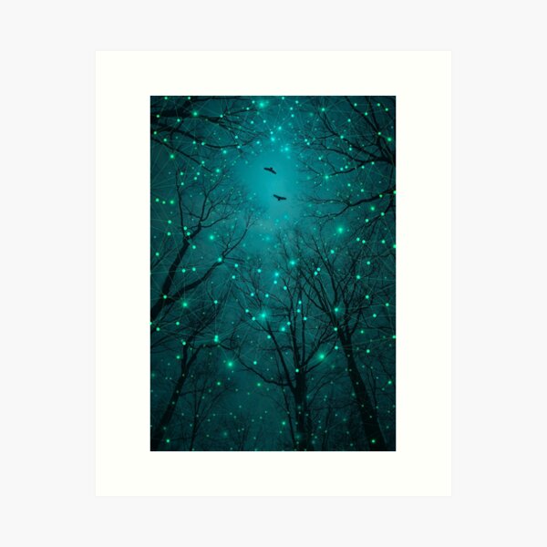 Silently, One by One, the Stars Blossomed Art Print