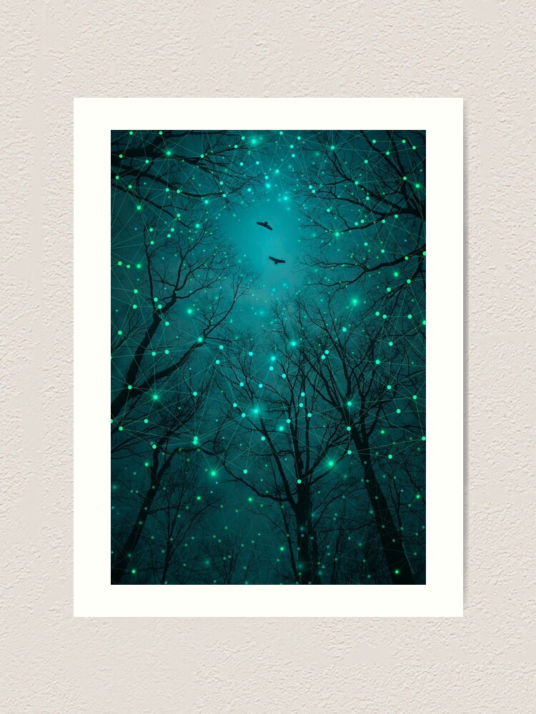 Alternate view of Silently, One by One, the Stars Blossomed Art Print