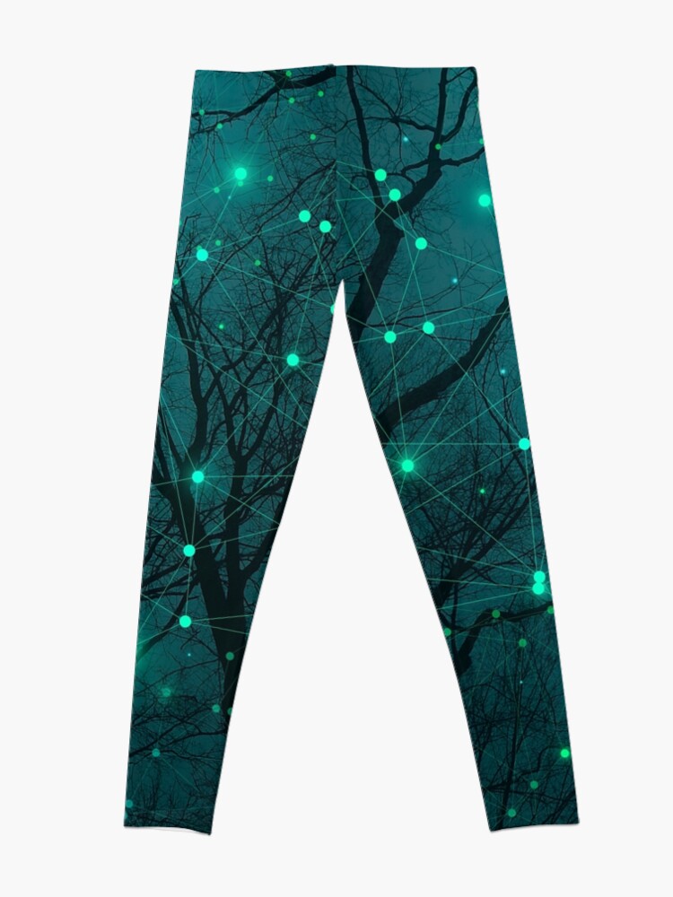 Alternate view of Silently, One by One, the Stars Blossomed Leggings