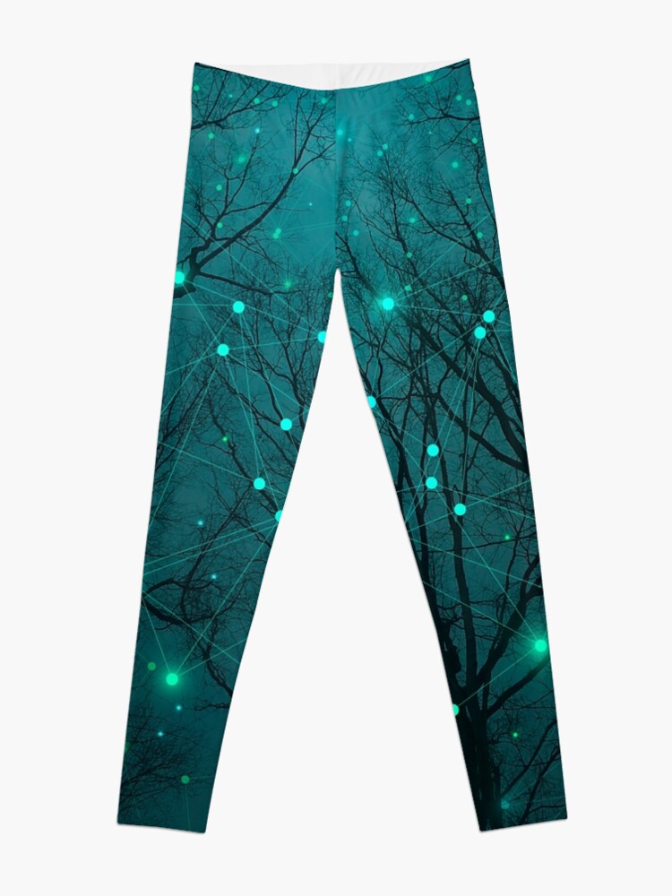 Alternate view of Silently, One by One, the Stars Blossomed Leggings