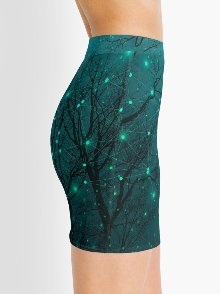 Disover Silently, One by One, the Stars Blossomed Mini Skirt