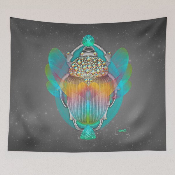 Item preview, The Darkest Night Will End and the Sun Will Rise (Scarab) designed and sold by soaringanchor.