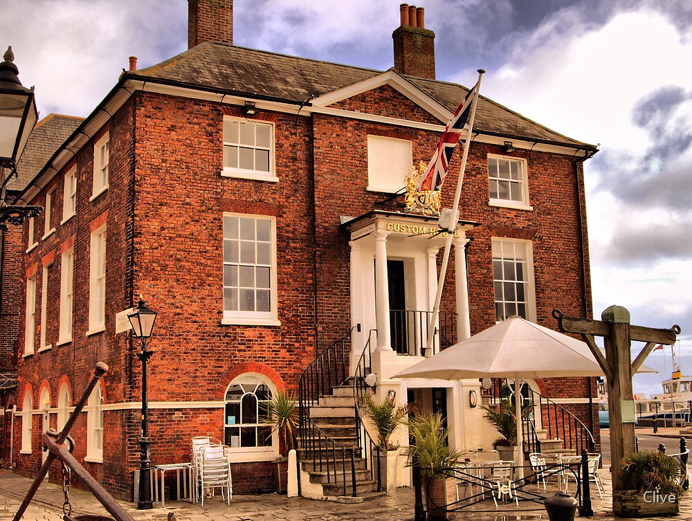 "Old Customs House Poole, Dorset UK" by Clive Redbubble