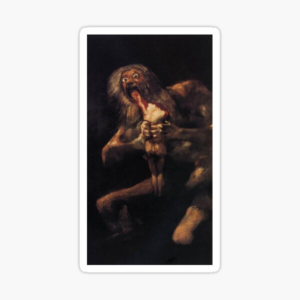 Item preview, Saturn Devouring His Son by Francisco Goya designed and sold by creeping-ritual.