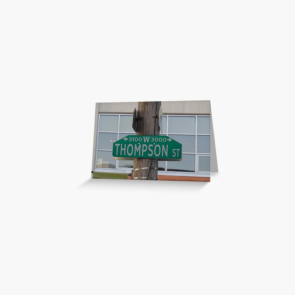 Thompson Greeting Card
