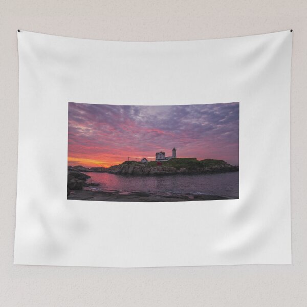 Item preview, Dawn at the Nubble Lighthouse, Cape Neddick, ME designed and sold by StevenRalserPhoto.