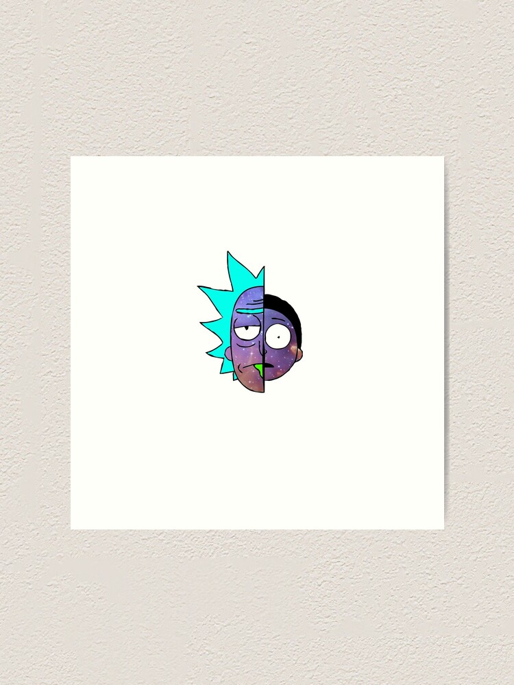 Alternate view of Galactic Rick and Morty Art Print