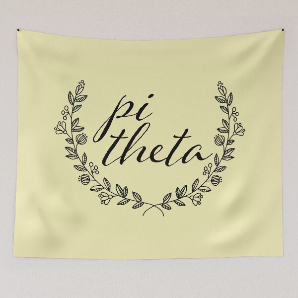 Item preview, Pi Theta Decorative (Yellow) designed and sold by Toria Sharrow.