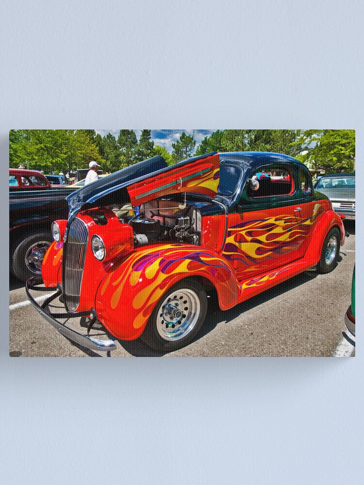 Alternate view of Flame On Canvas Print