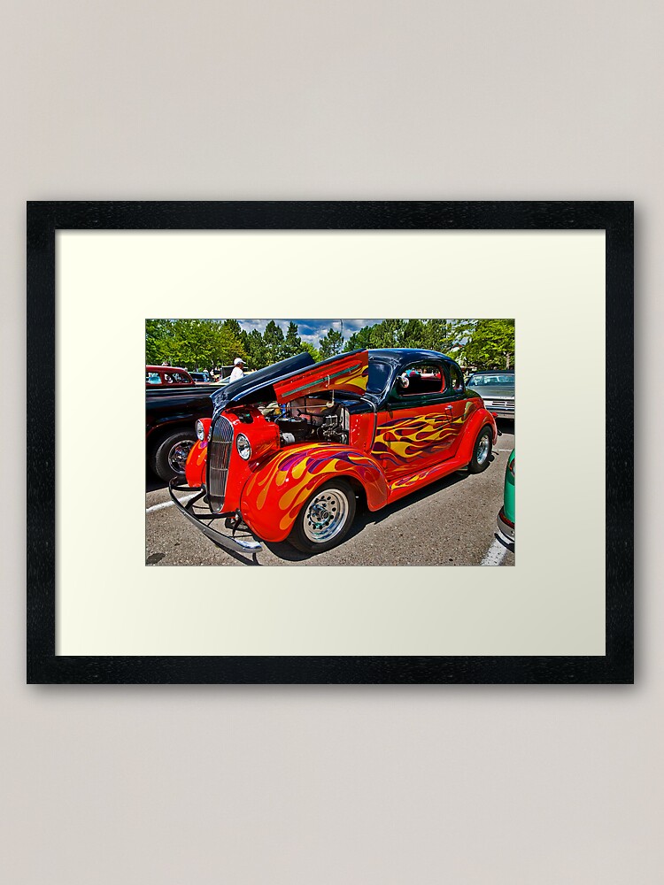 Alternate view of Flame On Framed Art Print