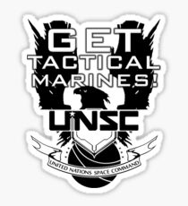 HALO - Get Tactical Marines! - UNSC Sticker
