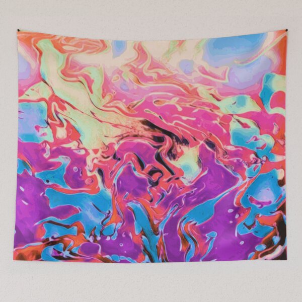 Item preview, Candy - multicolor rainbow abstract swirls designed and sold by JaycraveDesigns.