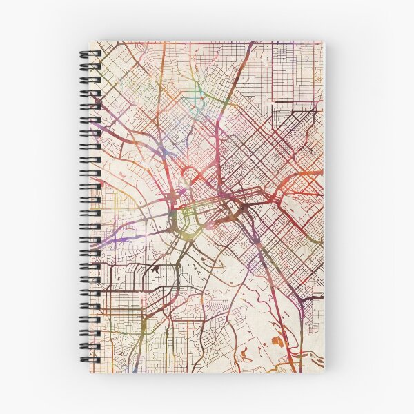 Item preview, Dallas map designed and sold by MapMapMaps.