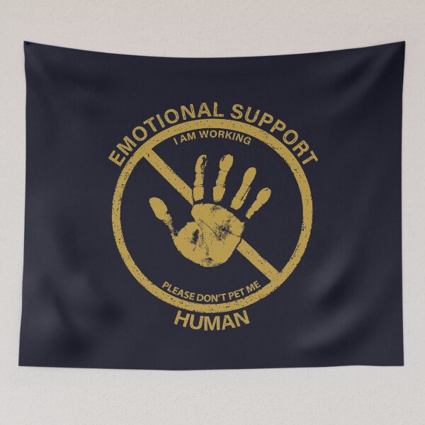 Item preview, Service Animal - Emotional Support  Human designed and sold by DeepSpaceDesigns.
