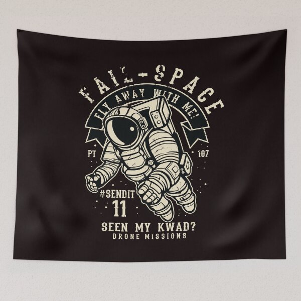 Item preview, Fail Safe Spaced Out shirt Astronaut in space with 11 designed and sold by KWADX Drones Apparel.