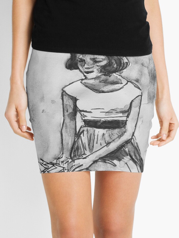 Grey pencil 2024 skirt quotes