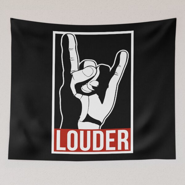 Item preview, Devil Horn Louder designed and sold by MrTeeTime.