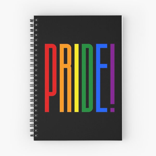 Item preview, Pride! Typography in Colorful LGBT Rainbow Flag Colors designed and sold by URSparklingShop.